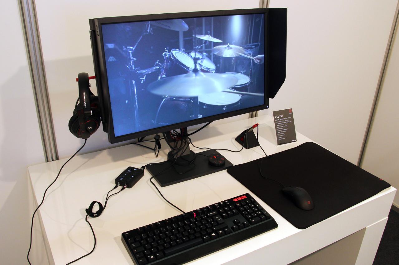 [18/08/2016] Benq auf der Gamescom 2016: E-Sport-LCD Zowie XL2735 vorgestellt