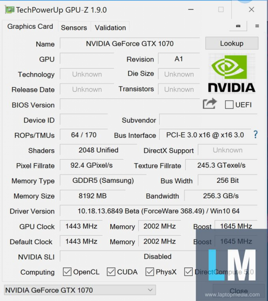 [08/08/2016] GTX 1070 GPU-Z-Screenshot