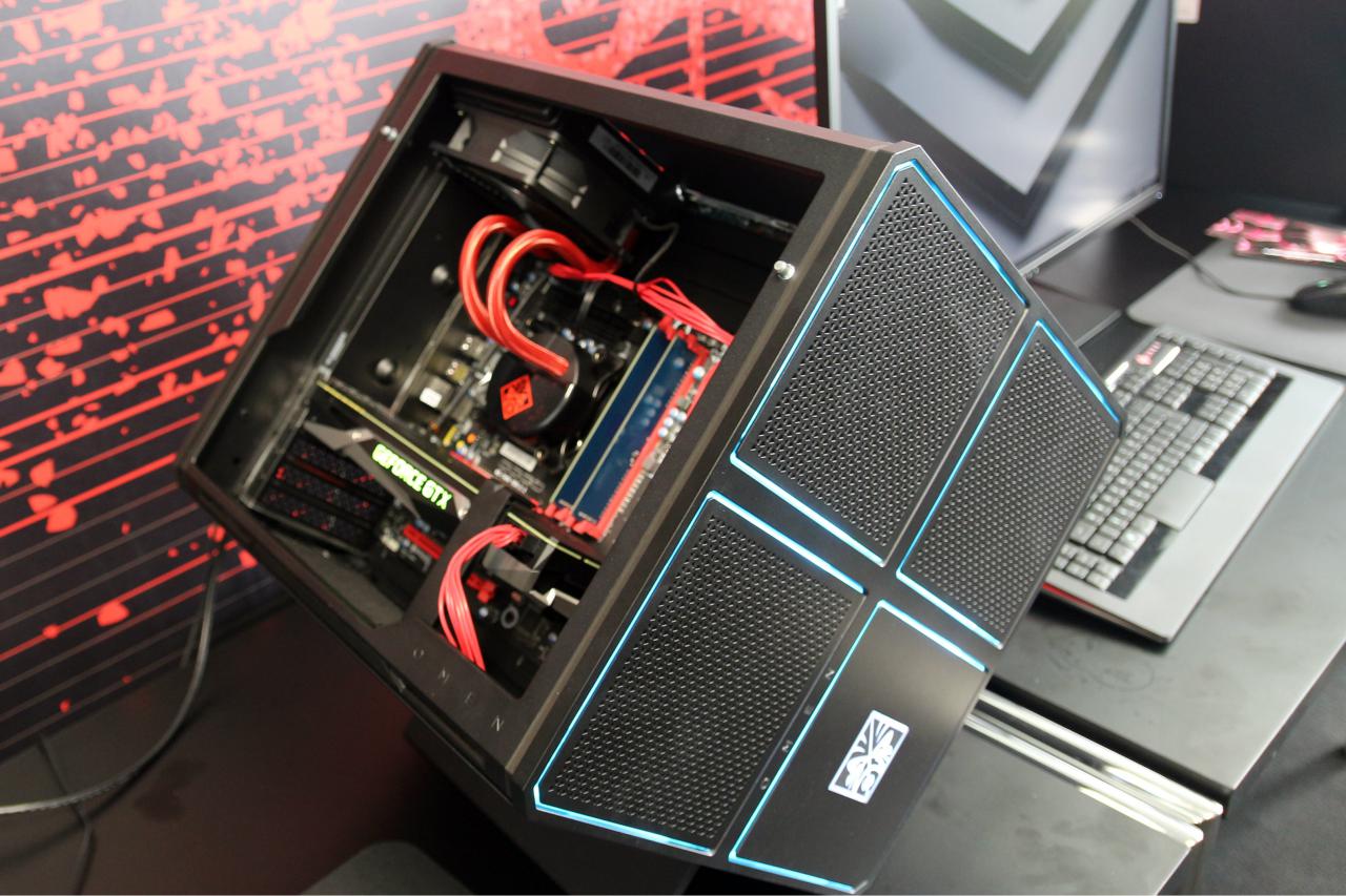 [18/08/2016] HP auf der Gamescom 2016: Omen X mit Dreikammer-Gehäuse und bis zu zwei Nvidia Geforce GTX 1080