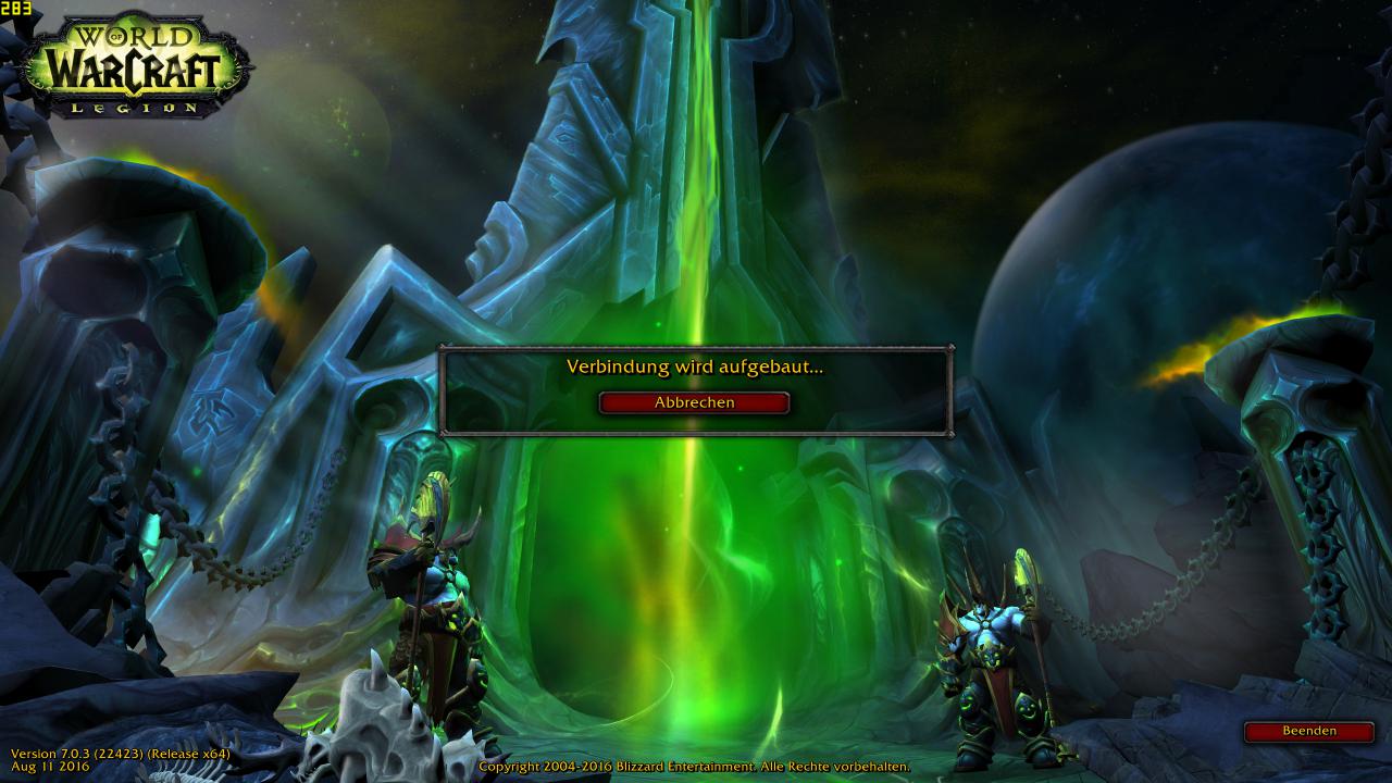 [16/08/2016] WoW Legion: Login Screen