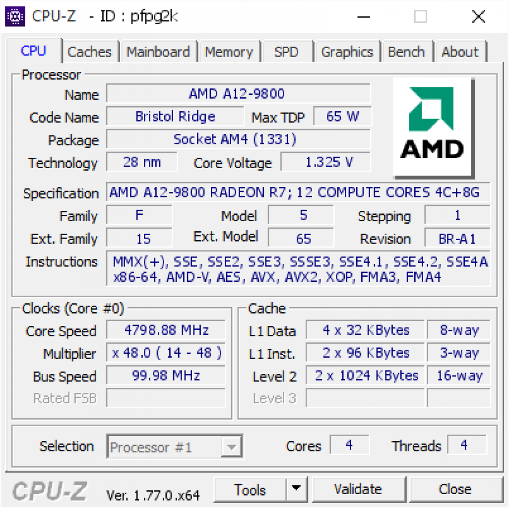 [20/09/2016] AMD A12-9800 auf Hwbot: Mit Wraith-Kühler auf 4,8 GHz übertaktet (1)