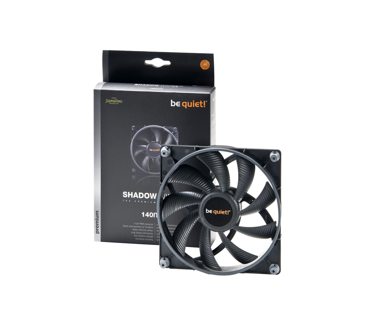 [30/09/2016] be quiet! Shadow Wings PWM (3 × 120 oder 140 mm): 2 Punkte