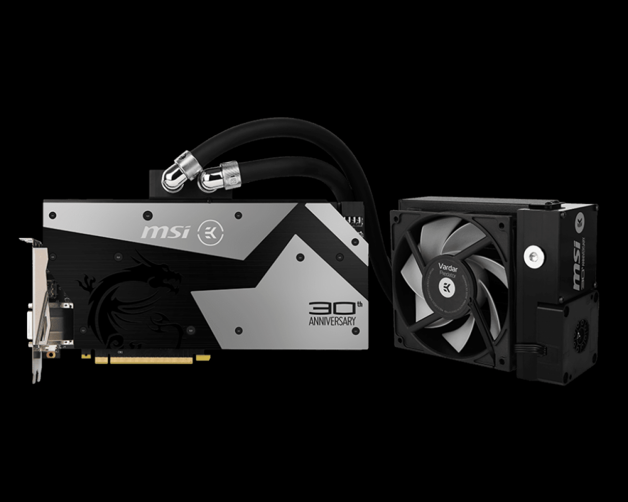 [14/09/2016] MSI Geforce GTX 1080 30th Anniversary: AiO-Wakü mit Fullcover-Kühler (7)