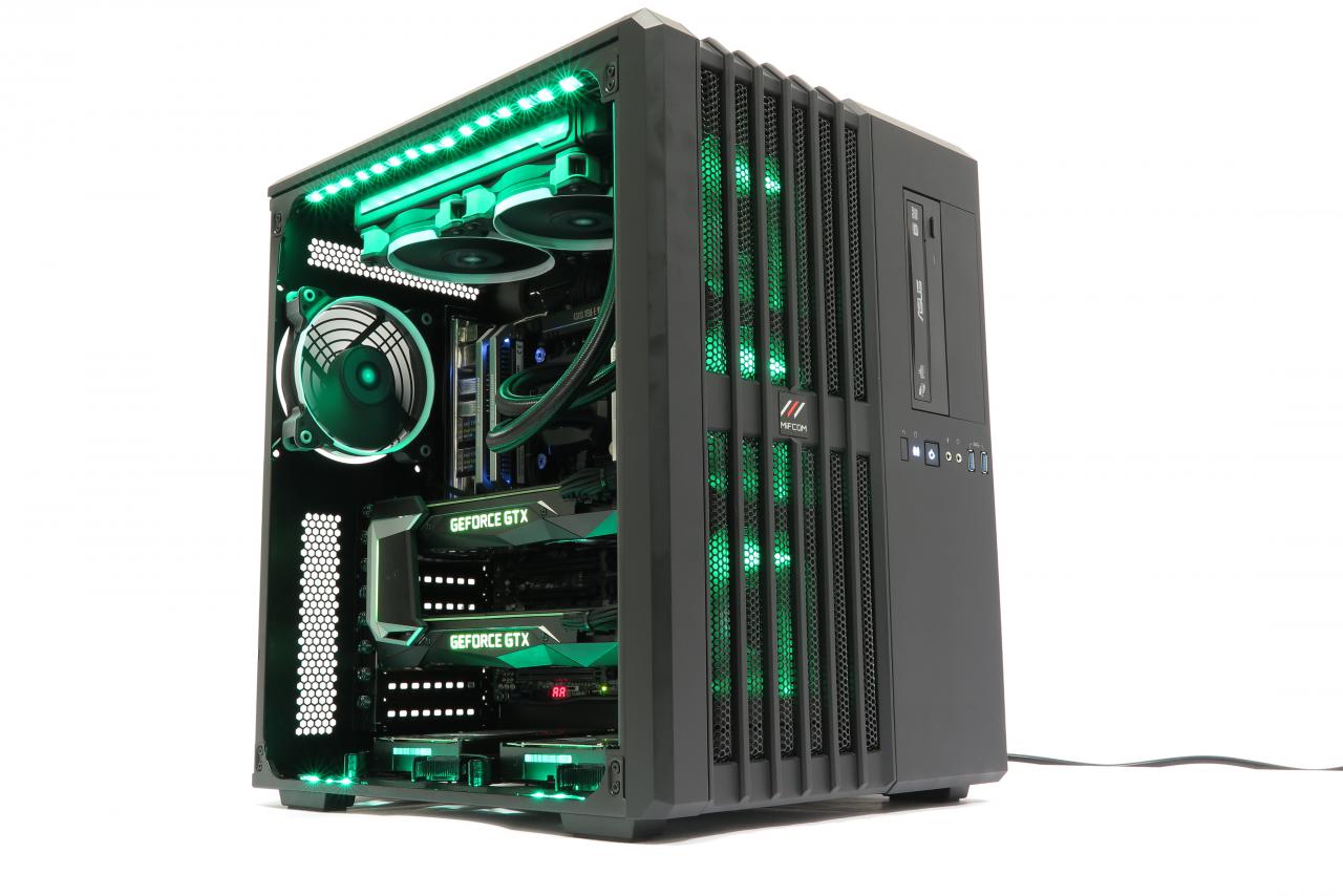 [07/09/2016] Mifcom Blackbox Titan X Mainframe im Test: Der zweifache Spiele-Titan im UHD-Leistungs-Check (1)