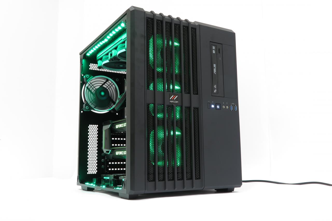 [07/09/2016] Mifcom Blackbox Titan X Mainframe im Test: Der zweifache Spiele-Titan im UHD-Leistungs-Check (6)