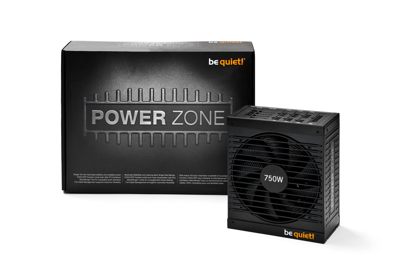 [30/09/2016] be quiet! Power Zone 750 Watt: 6 Punkte