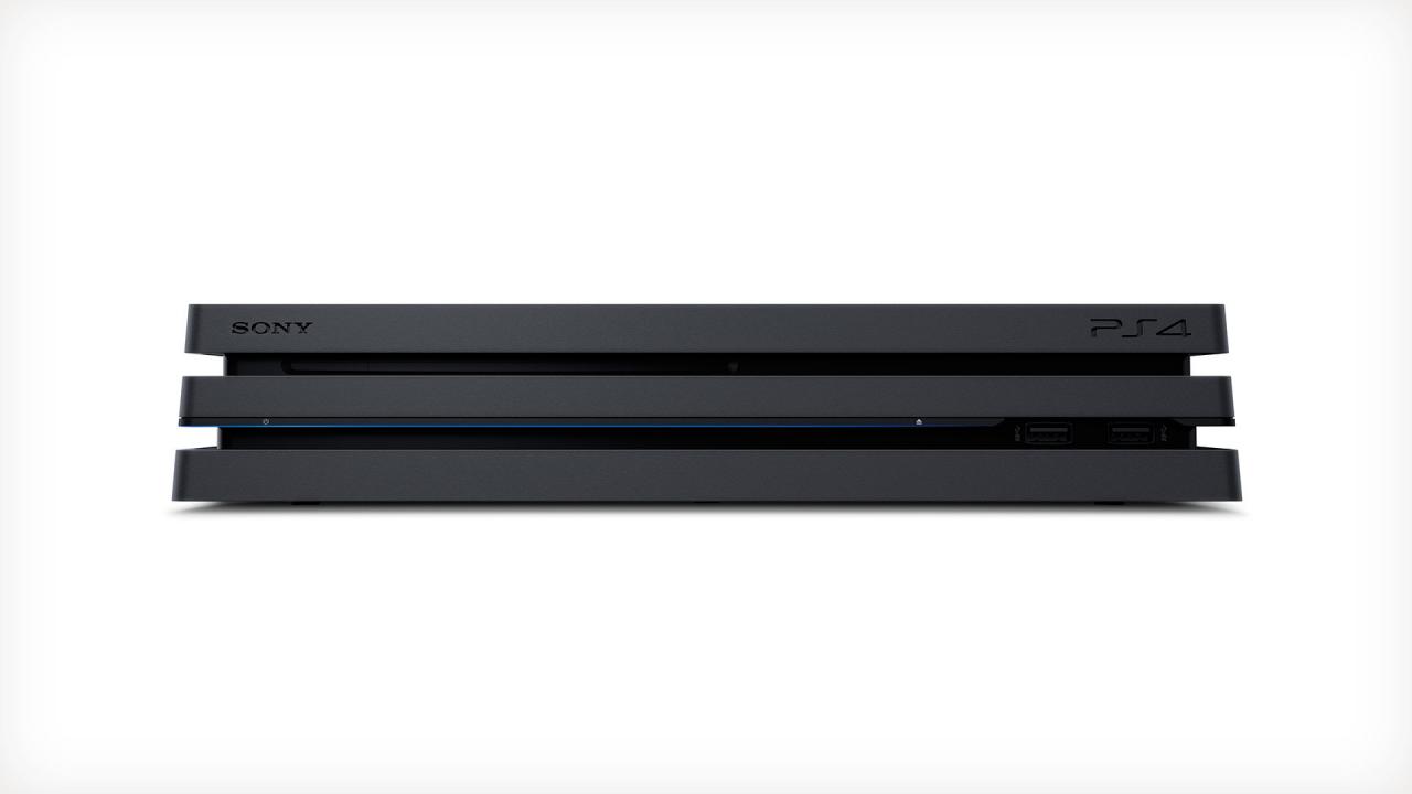 PS4 Pro: Anschlüsse Vorderseite