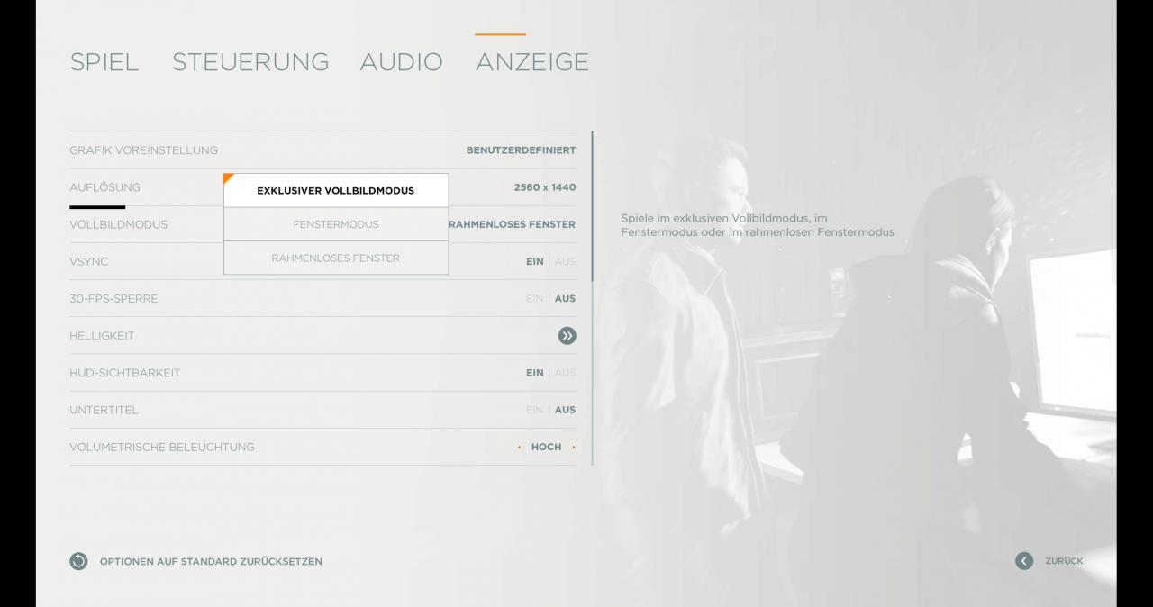 [30/09/2016] Quantum Break Steam/DX11: Grafikmenü