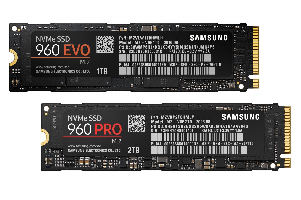 [21/09/2016] Samsung SSD 960 Pro/Evo vorgestellt: M.2-Leistungswunder (3)
