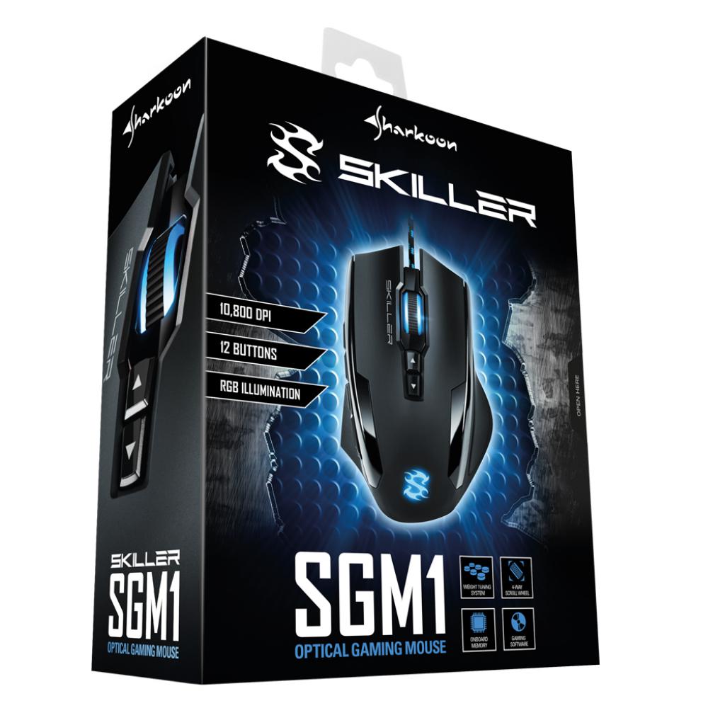[19/09/2016] Sharkoon Skiller SGM1 Gaming-Maus mit RGB-Beleuchtung und anpassbarem Gewicht (7)