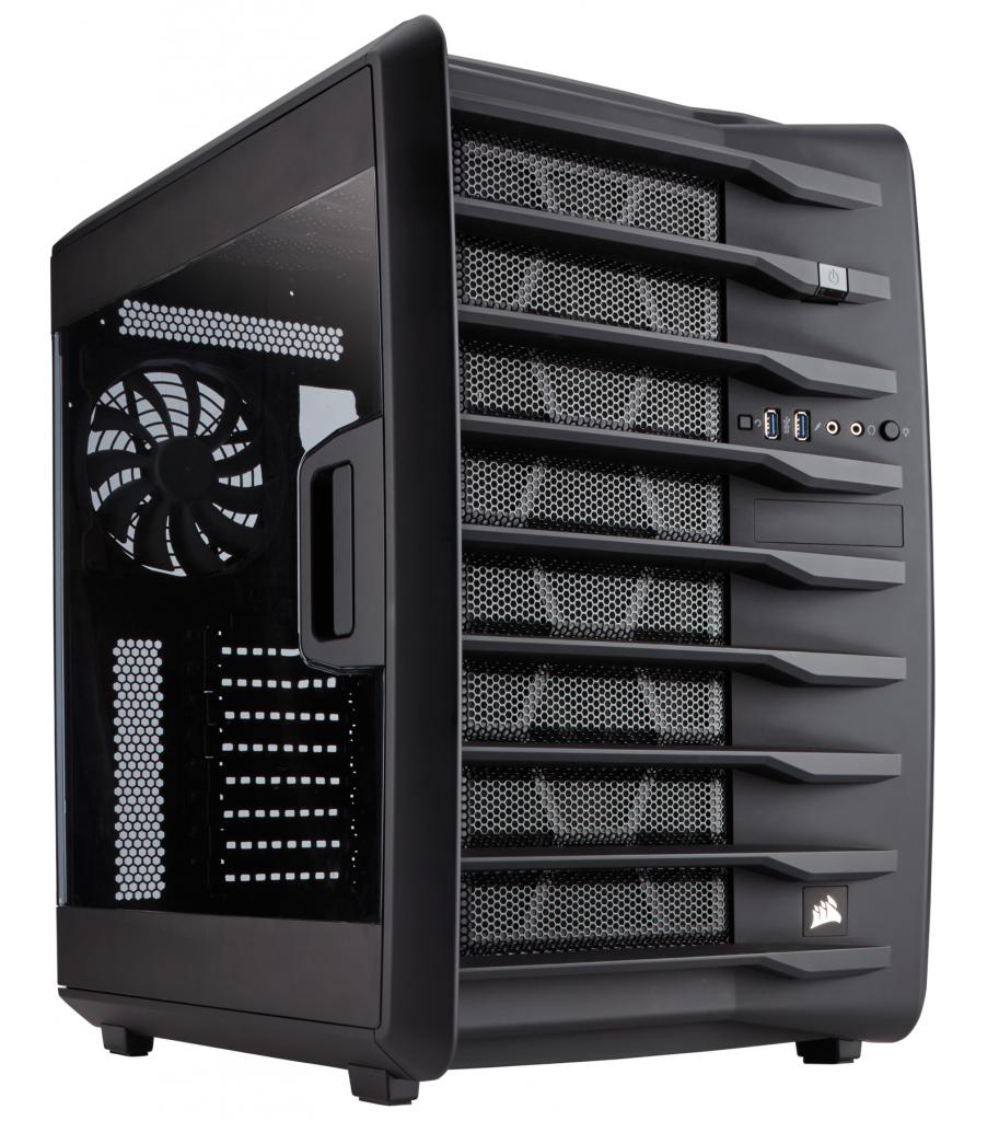 [04/09/2016] Das Corsair Carbide Air 740 entwickelt das Zwei-Kammer-Konzept des Vorgängers nicht neu, verbessert aber Details. (1)