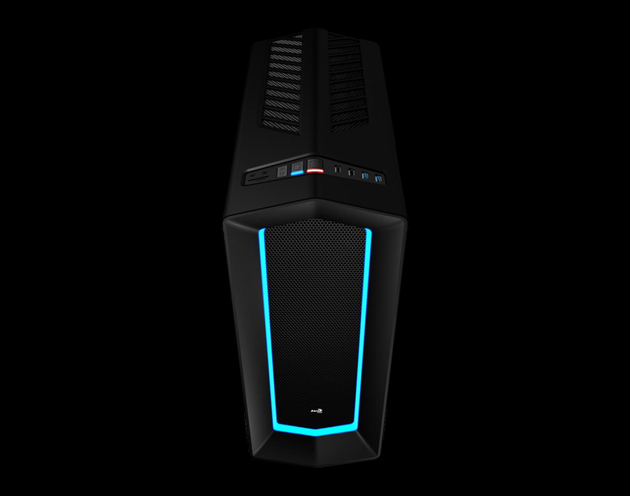 [11/10/2016] Aerocool PC-C1: Midi-Tower mit Lüfter-Hub und beleuchteter Front (3)