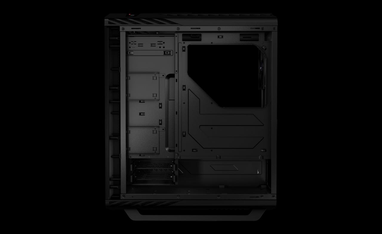 [11/10/2016] Aerocool PC-C1: Midi-Tower mit Lüfter-Hub und beleuchteter Front (6)