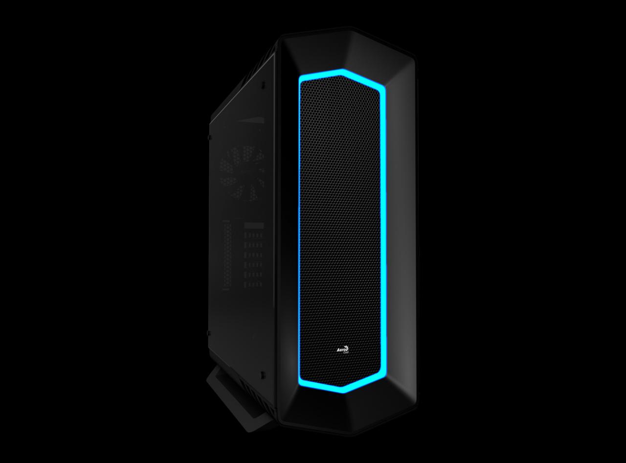 [11/10/2016] Aerocool PC-C1: Midi-Tower mit Lüfter-Hub und beleuchteter Front (9)