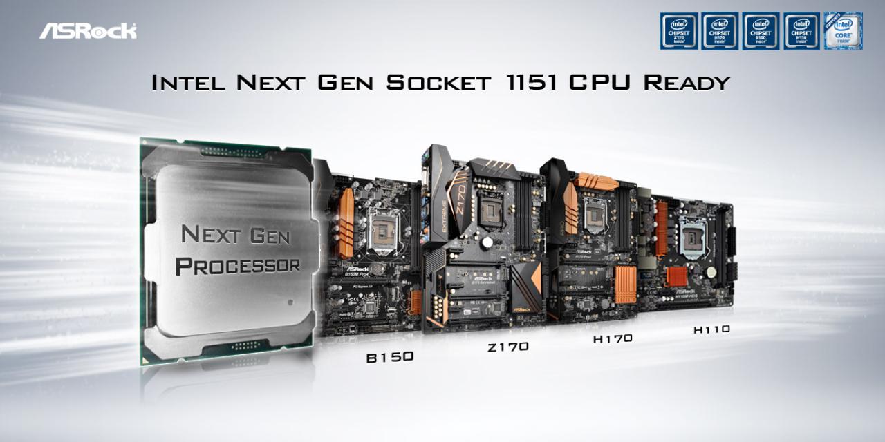 [13/10/2016] Kaby Lake: Asrock updatet 100er Mainboards für Prozessor-Support