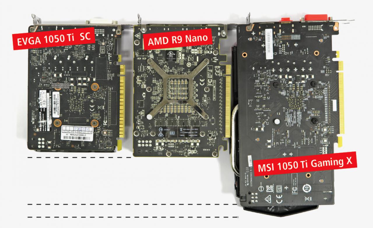 [25/10/2016] Oktober: Nvidia veröffentlicht die Geforce GTX 1050 und GTX 1050 Ti. Mit Watt-Werten zwischen 50 und schlimmstenfalls 75 Watt der mächtigsten Partnerkarten dürfen sich die sowohl kompakt als auch normalgroß erhältlichen Geschwister zurecht Effizienzmeister nennen.