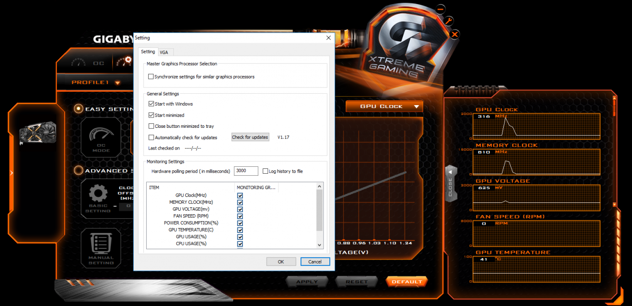 [27/10/2016] Gigabyte Xtreme Engine Settings
