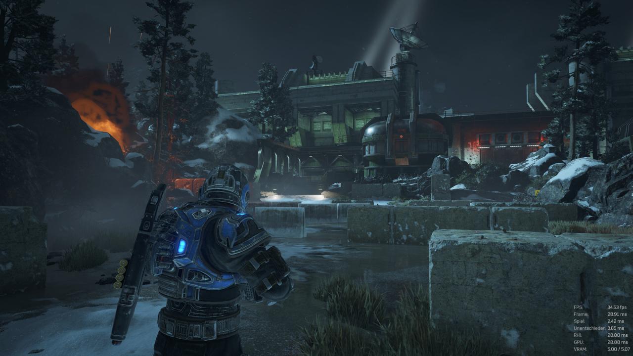 [05/10/2016] Gears of War 4 - Unsere Benchmarkszene Bunker Hill