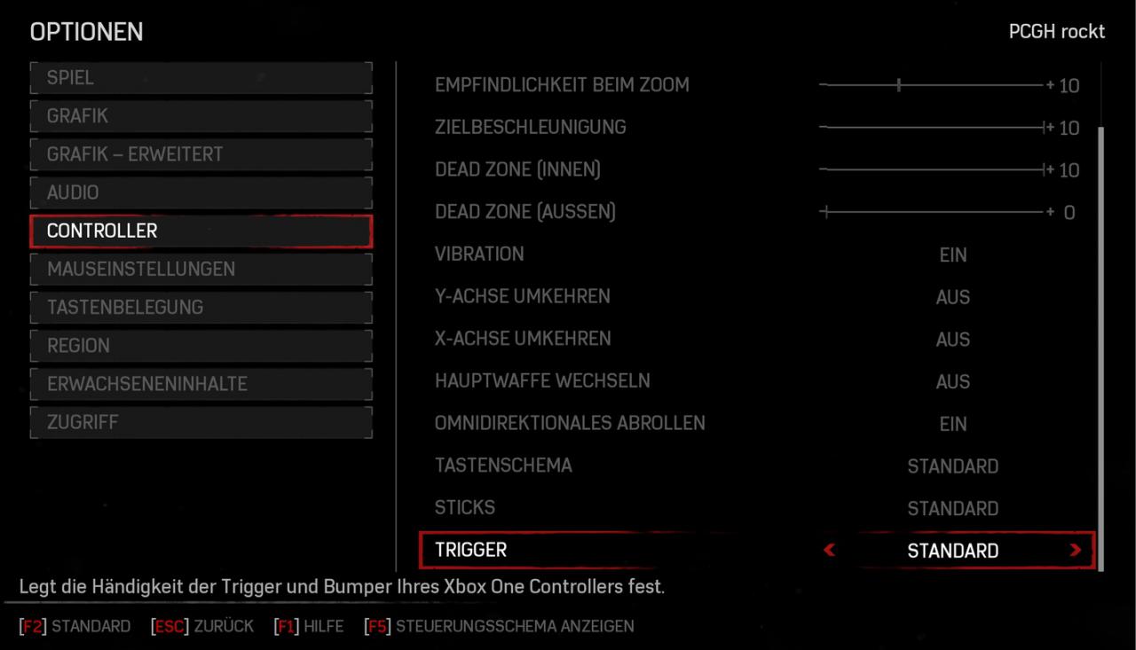 Gears of War 4 - Menüs - Controller (2)