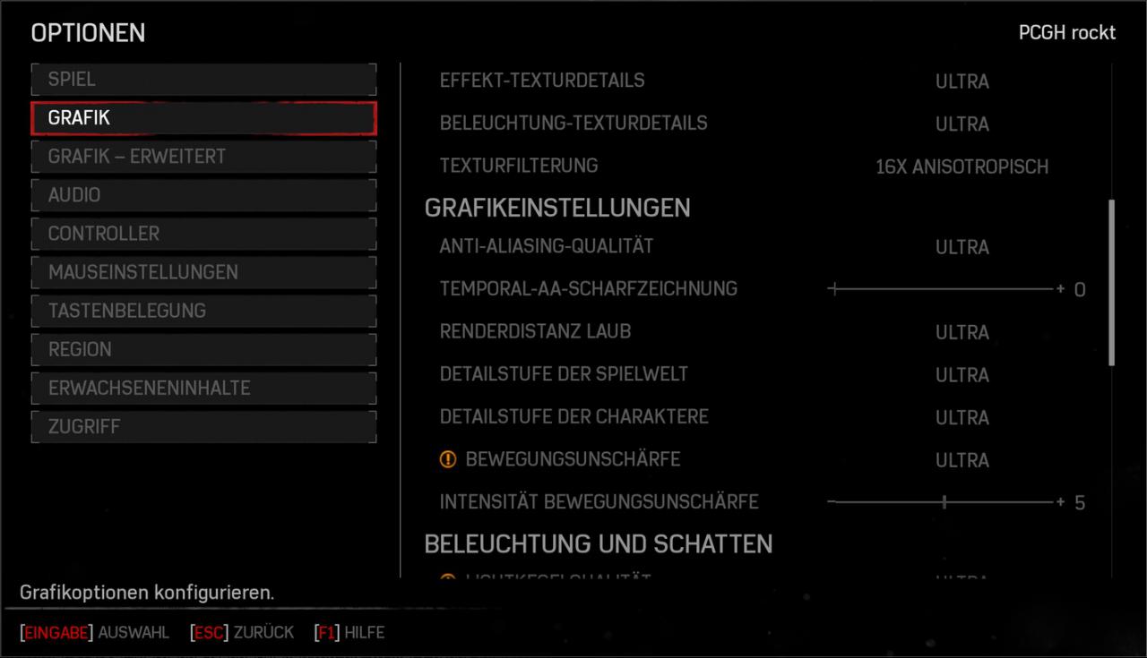 Gears of War 4 - Menüs - Grafik (2)