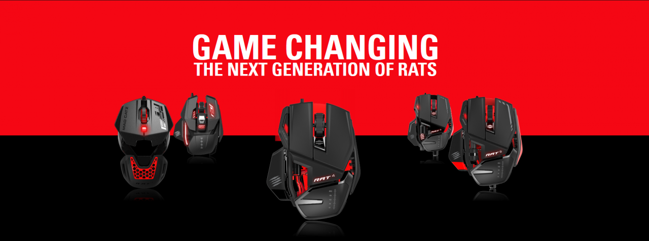 [19/10/2016] Mad Catz erneuert Rat-Serie mit sechs Mäusen, u.a. mit neuem PMW-3330