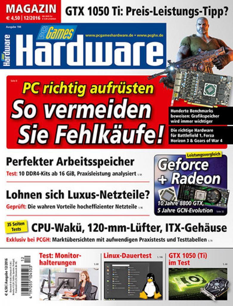 [26/10/2016] PCGH 12/2016 #194: Magazin Titel