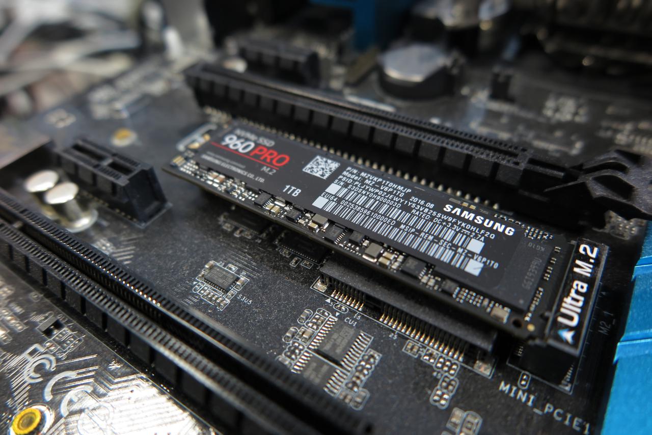 [18/10/2016] Die Samsung SSD 960 Pro im Einsatz