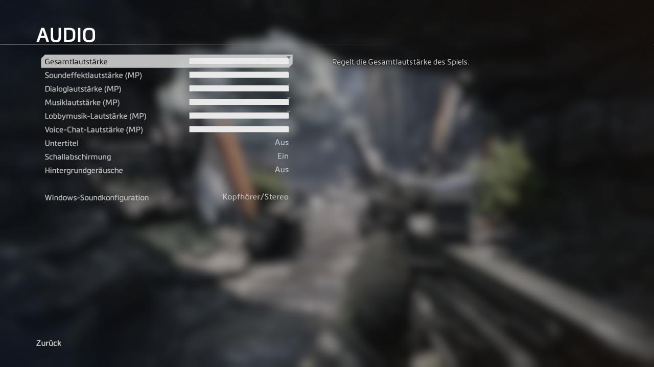 Titanfall 2 - Menüs - Audio