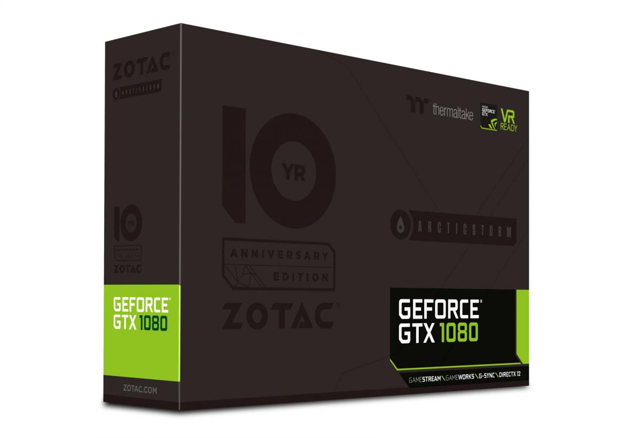 [25/10/2016] Zotac Geforce GTX 1080 Arctic Storm Thermaltake Anniversary Edition 7 