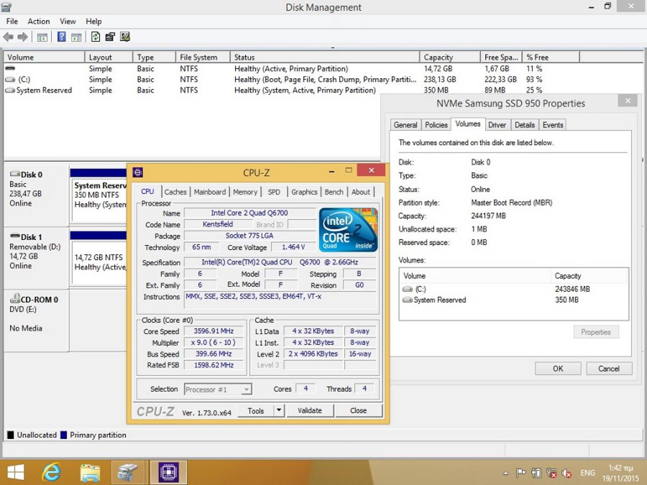 [15/11/2016] NVMe-SSD an Mainboard ohne UEFI betreiben - Anleitung (1)