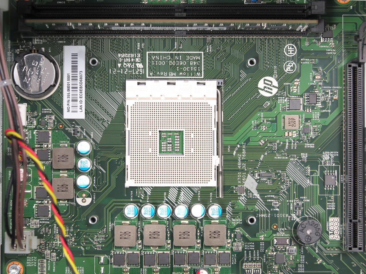 [29/11/2016] AM4 Board HP OEM-Board. 1 DIMM used only.