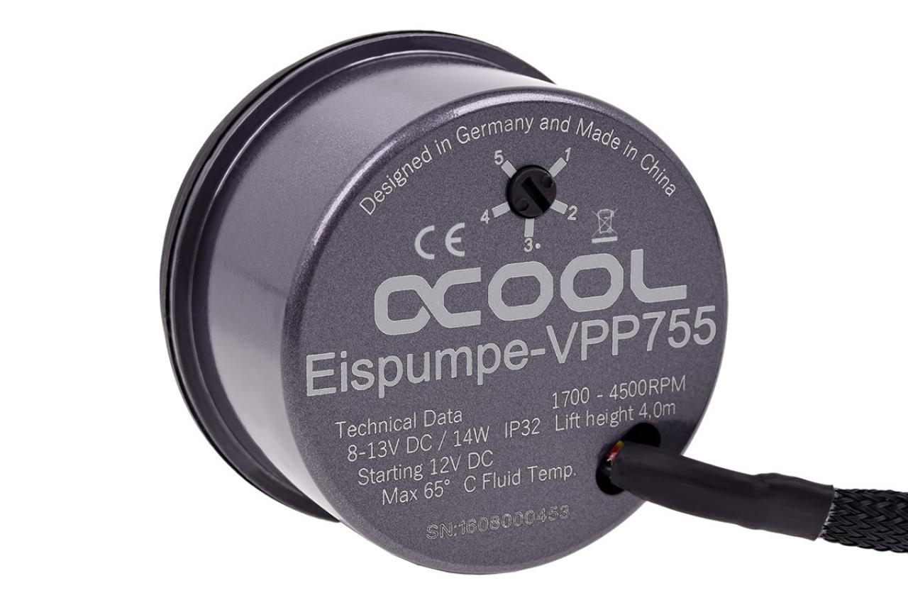 [08/11/2016] Alphacool Eispumpe VPP755: Leisere Konkurrenz für die Laing D5 (2)
