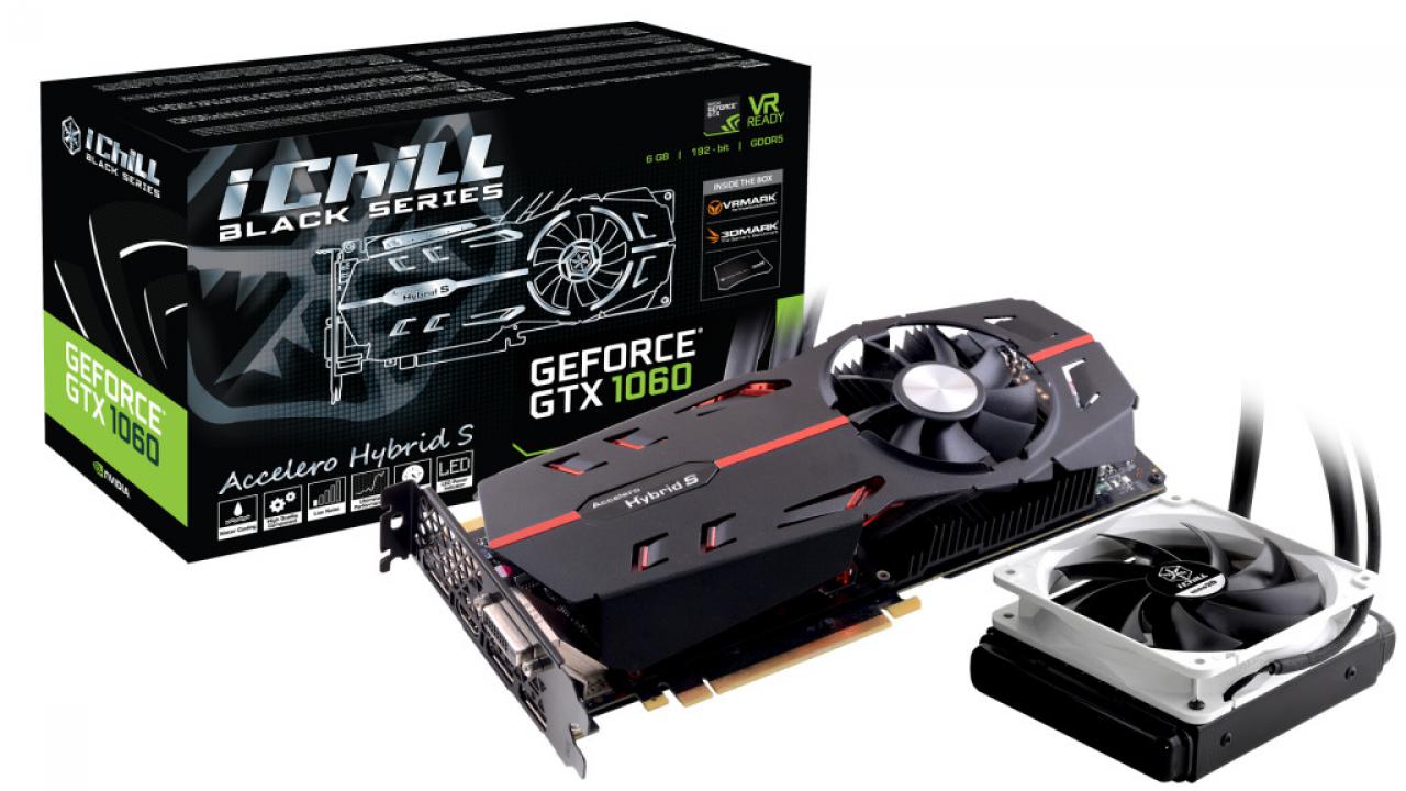 [29/11/2016] Inno3D iChill GTX 1060 Black: Erste Geforce GTX 1060 mit hybrider WaKü angekündigt