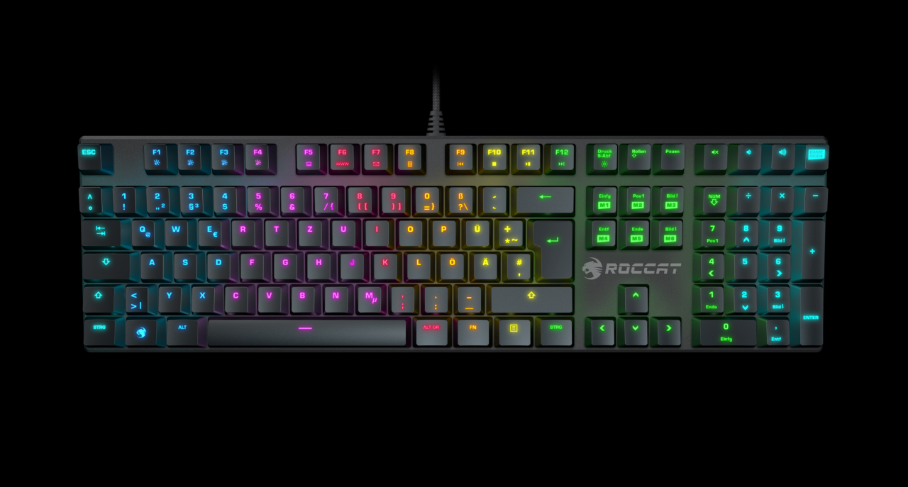 [11/11/2016] Roccat Suora FX: Spartanische Tastatur kommt mit RGB-Beleuchtung für 140 Euro (1)