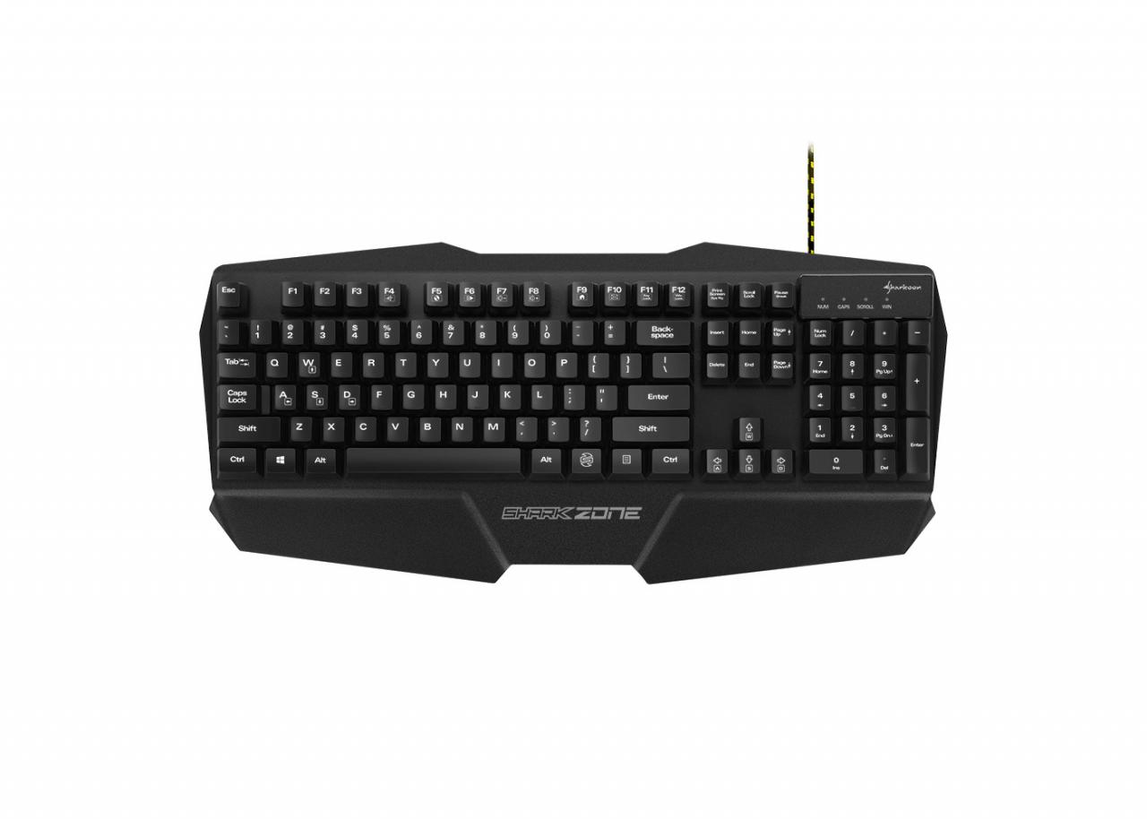[25/11/2016] Sharkoon Shark Zone K15: Tastatur mit Metallgehäuse für 25 Euro (1)
