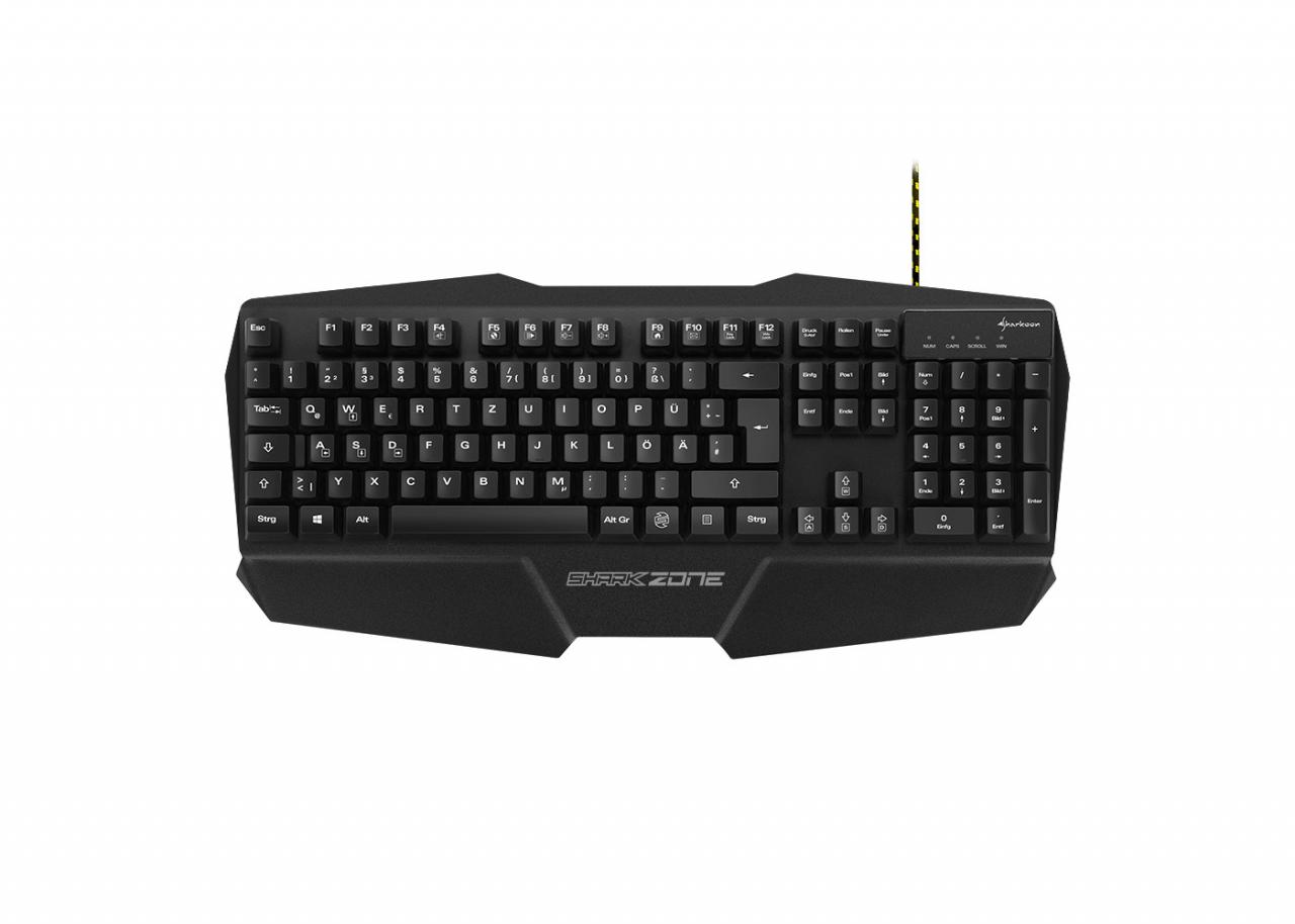 [25/11/2016] Sharkoon Shark Zone K15: Tastatur mit Metallgehäuse für 25 Euro (3)