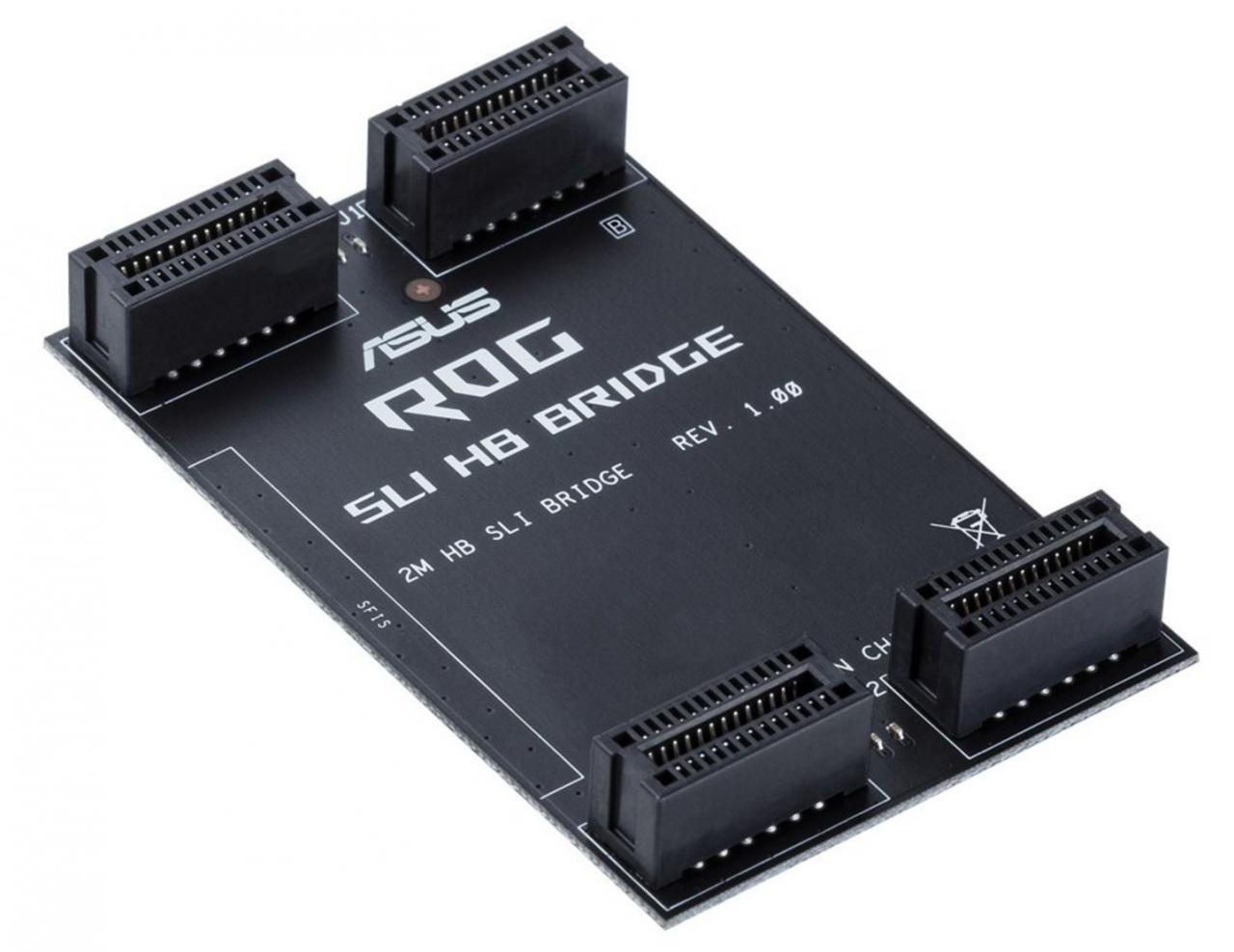 [15/12/2016] Nvidia SLI-HB-Brücken: Asus zeigt schlichte Version ohne Schnickschnack (1)