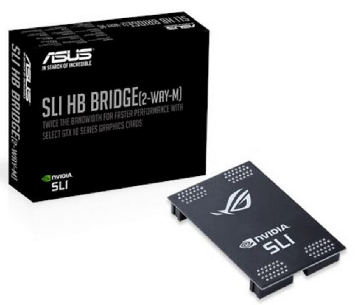 [15/12/2016] Nvidia SLI-HB-Brücken: Asus zeigt schlichte Version ohne Schnickschnack (2)