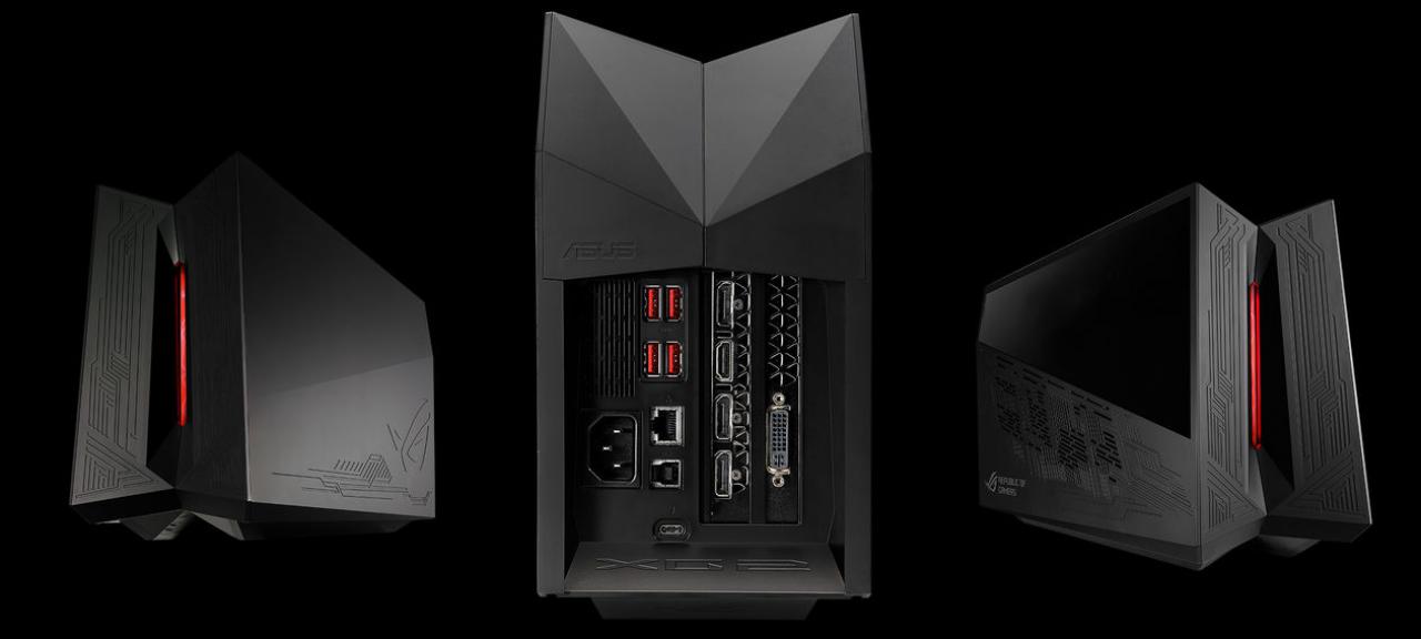 [27/12/2016] Die Asus ROG XG Station 2 bietet sich als Erweiterungsgehäuse für Laptops an und beherbergt dabei eine ausgewachsene Grafikkarte. (1)
