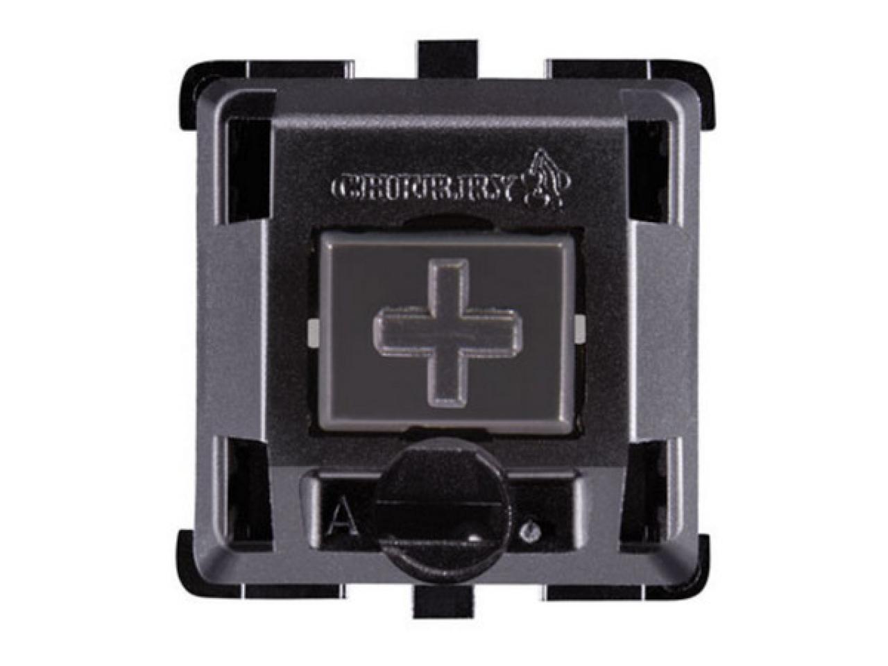 [31/12/2016] Die neuen MX-Black-Silent-Switches von Cherry haben gegenüber der Red-Variante einen höheren Widerstand von 60g und sich nicht mehr exklusiv für Corsair verfügbar.