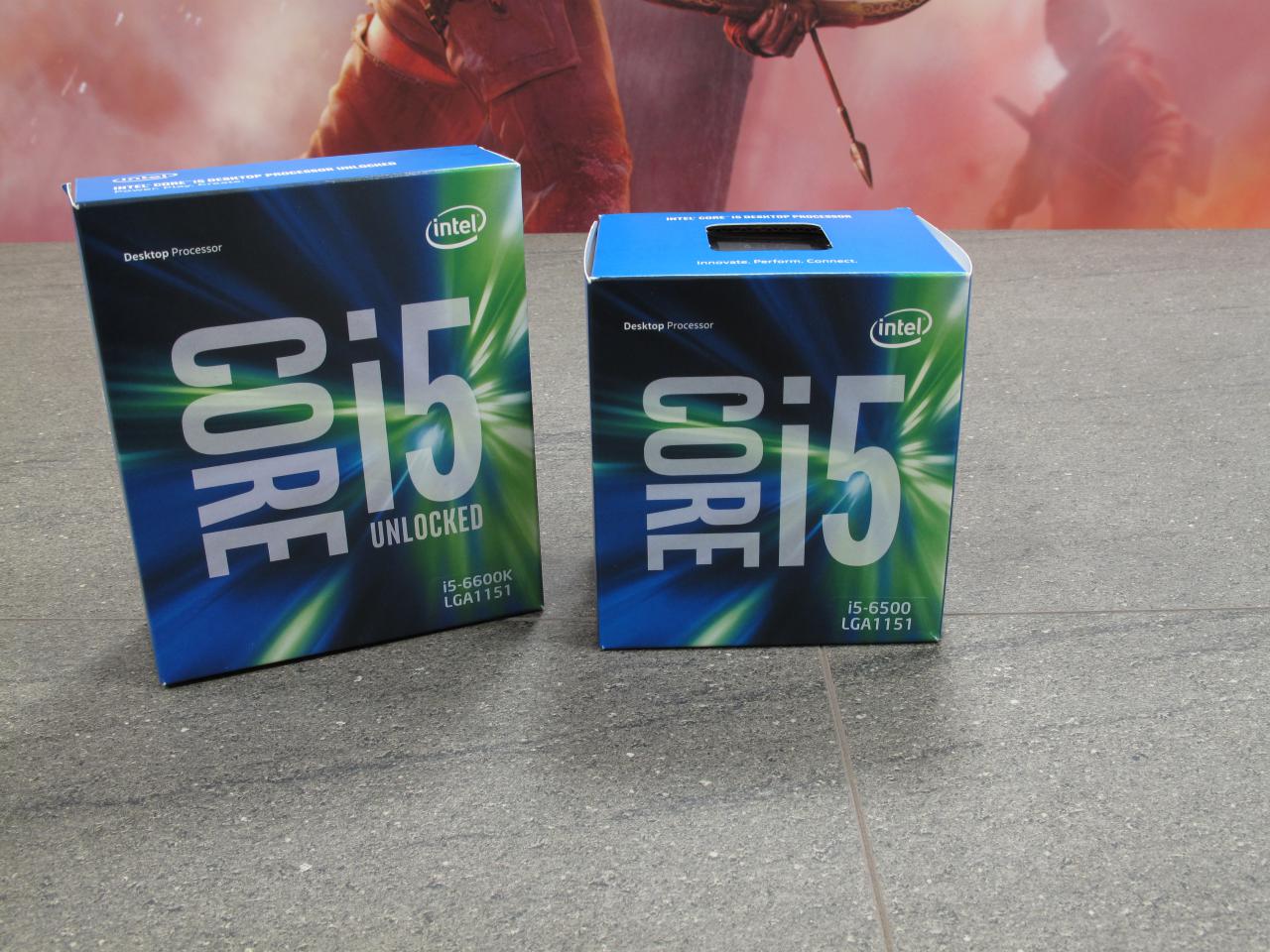 [21/12/2016] Zum Vergleich: Core i5-Retail-Verpackungen von Skylake