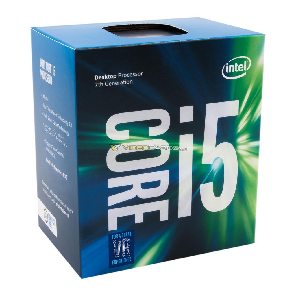 [21/12/2016] Neue Retailverpackung für den Intel Core i5 der siebten Generation (Kaby Lake)