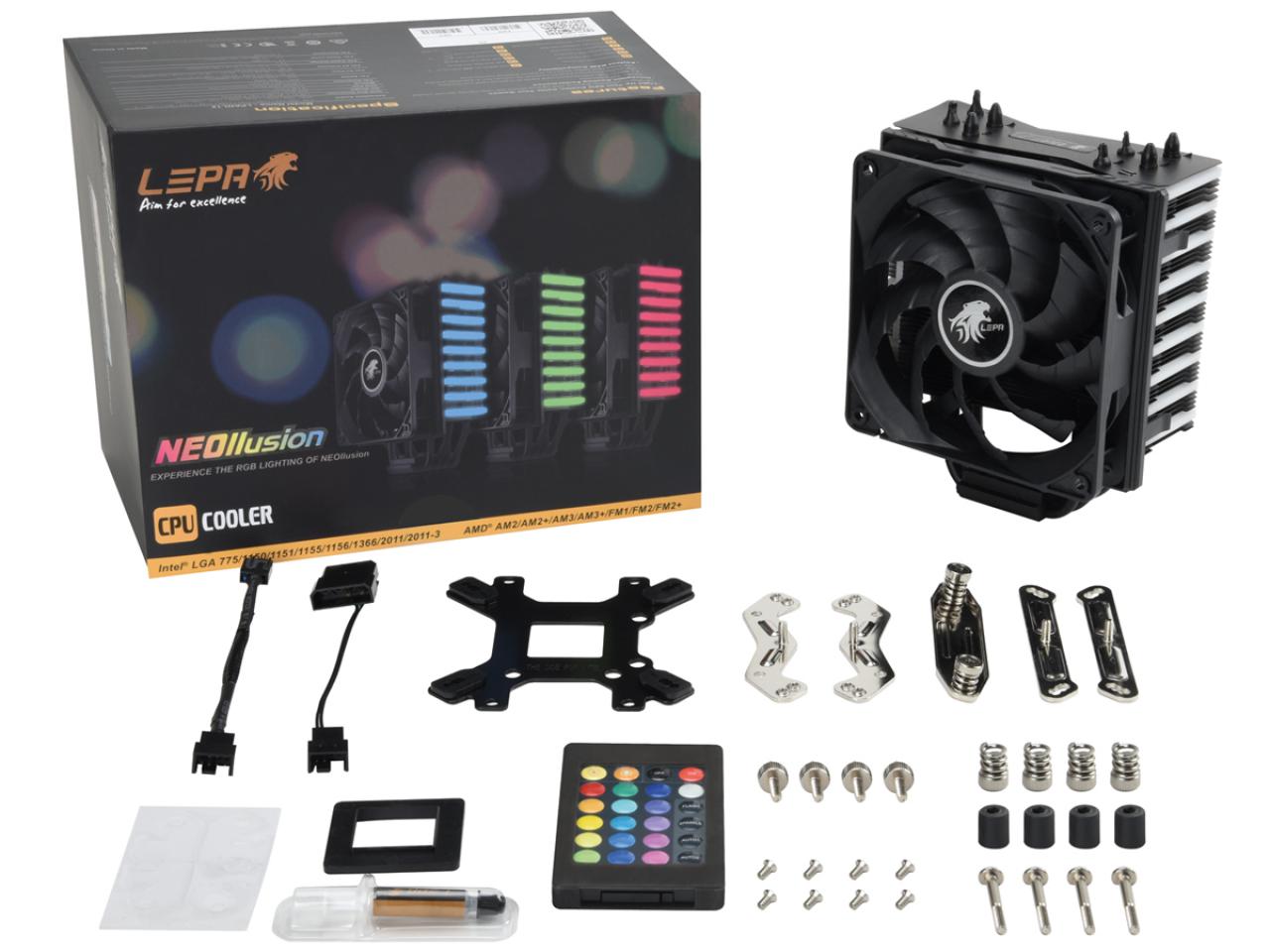 [10/12/2016] LEPA Neollusion: CPU-Kühler mit auffälligen RGB LEDs (6)