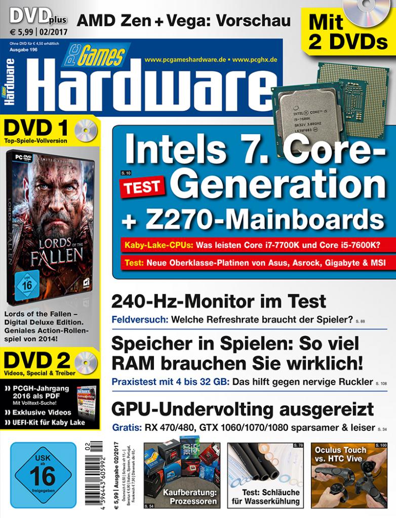 [21/12/2016] PCGH #196 (02- 2017): Cover DVD plus