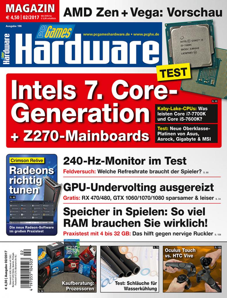 [21/12/2016] PCGH #196 (02- 2017): Cover Magazin