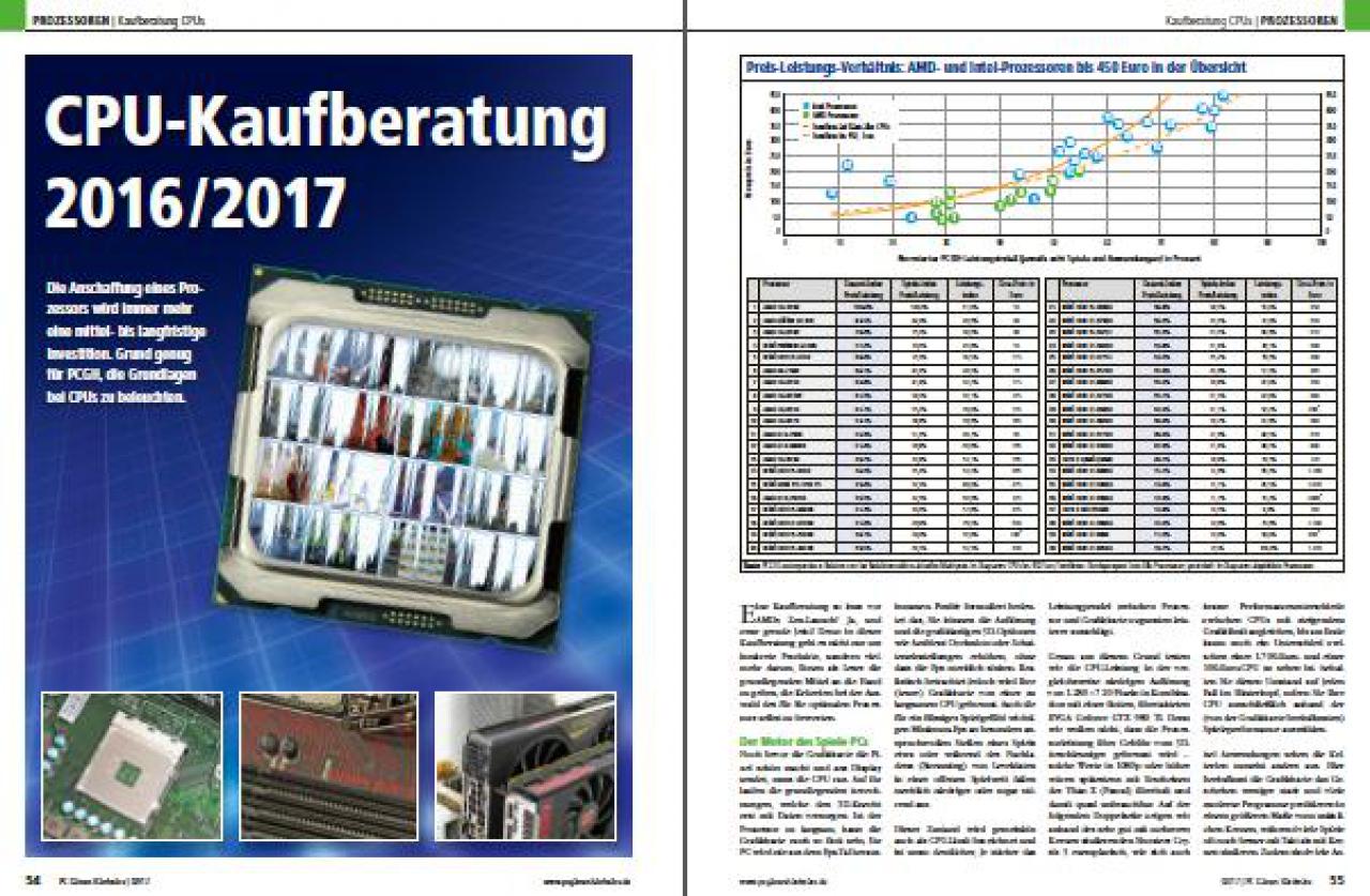 [21/12/2016] PCGH #196 (02- 2017): Prozessoren 01
