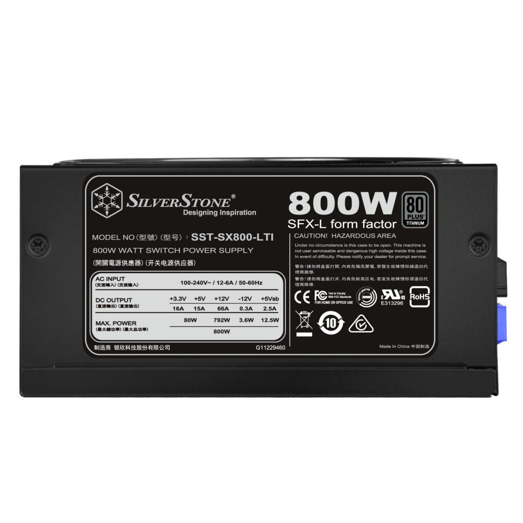 [13/12/2016] Silverstone SX800-LTI: Erstes SFX-L-Netzteil mit Titanium-Effizienz (8)