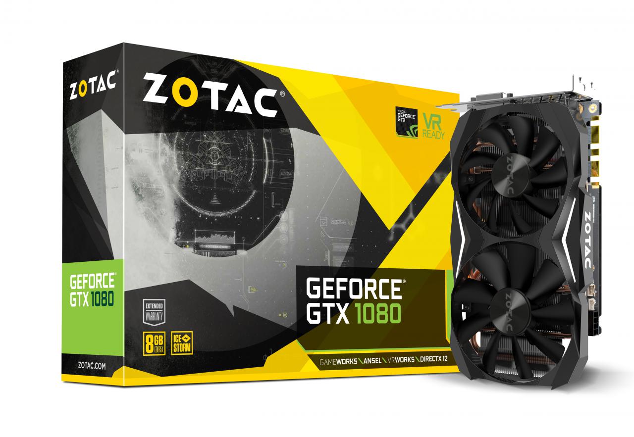 [31/12/2016] (1) Die Nvidia Geforce GTX 1080 Mini von Zotac ist vor allem für kleine Gehäuse ausgelegt, viele Details über die Karte stehen noch aus.
