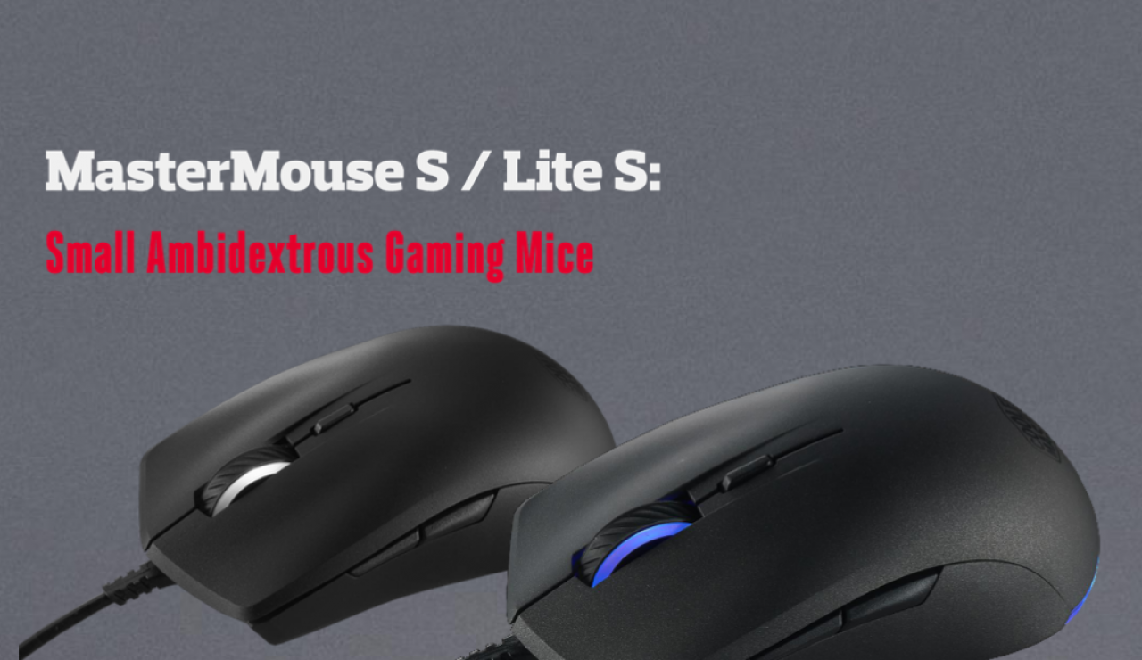 [15/12/2016] Cooler Master: Präsentiert mit Mastermouse S und Lite Version zwei neue Mäuse (1)