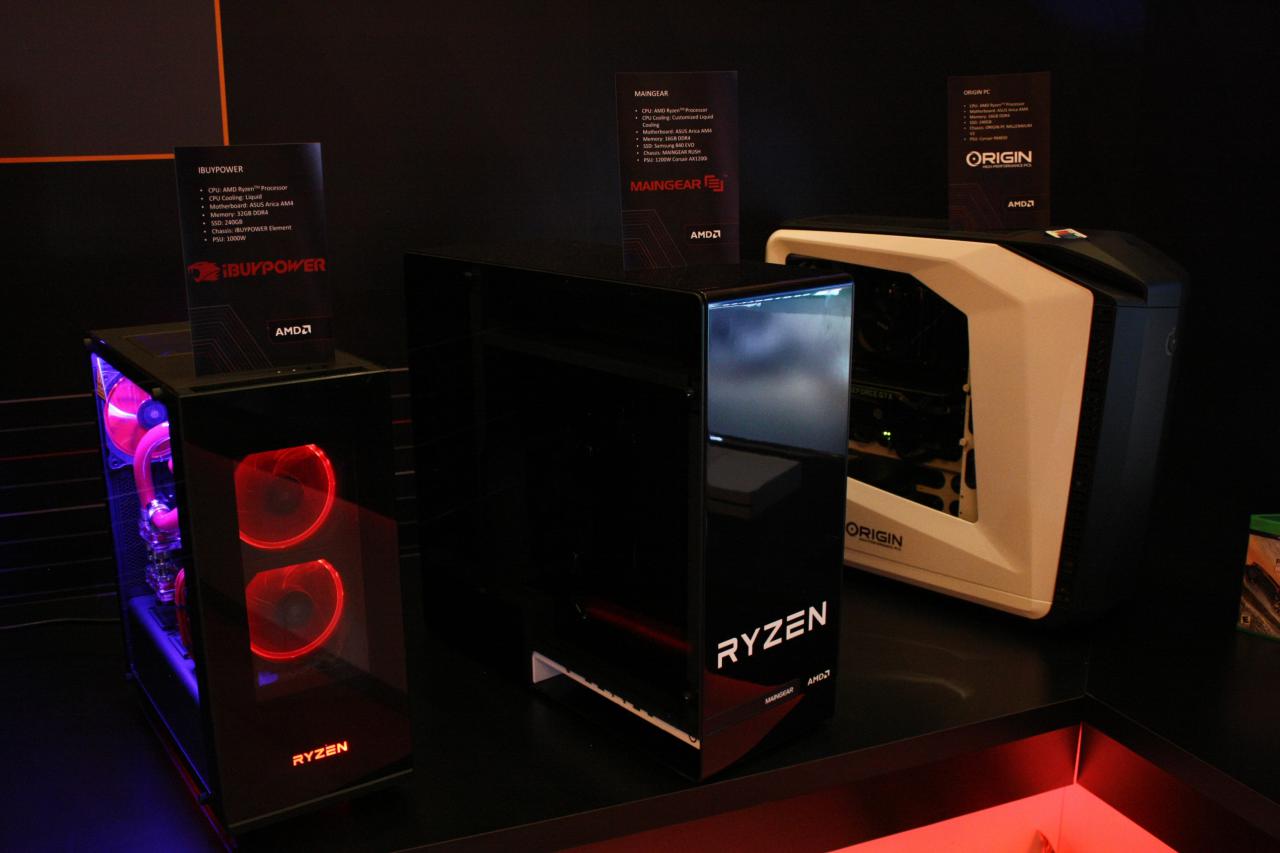 [07/01/2017] CES 2017: AMD zeigt AM4-Komplettsysteme mit Ryzen (2)